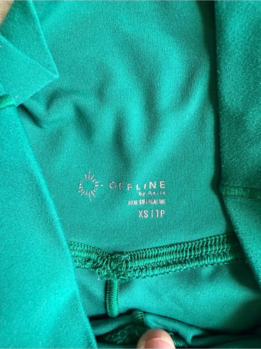 Offline shorts — Emerald Green & White XS - Picture 4 of 5
